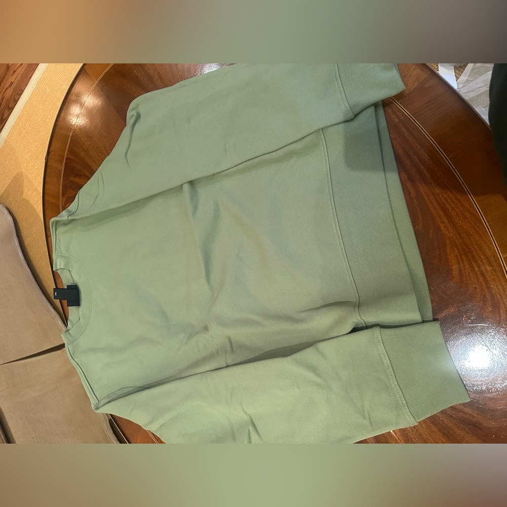 Pastel green h and m sweater